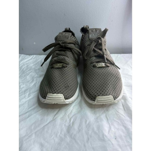 Adidas ZX Flux Torsion Sneaker Shoes Men's Size 12 Green Knit Casual Run Active - Picture 2 of 6